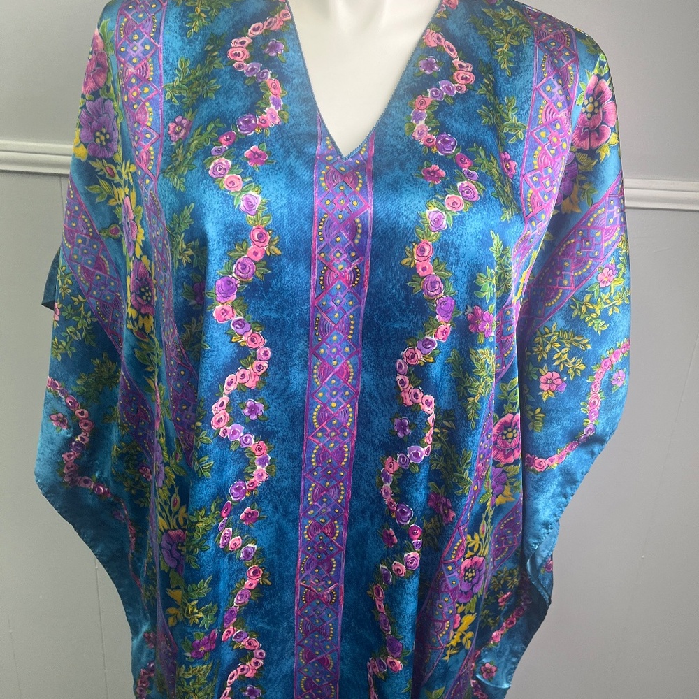 Winlar Vintage Caftan One Size Colorful - Picture 3 of 14